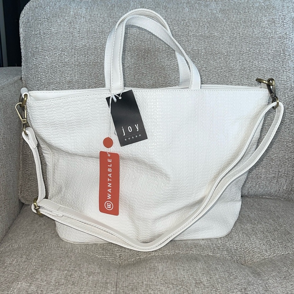 Joy Susan Woven Convertible Shopper bag